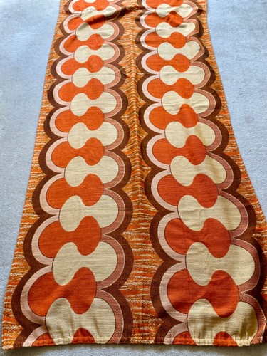 Vtg 1970s curtains - 1970s, woven