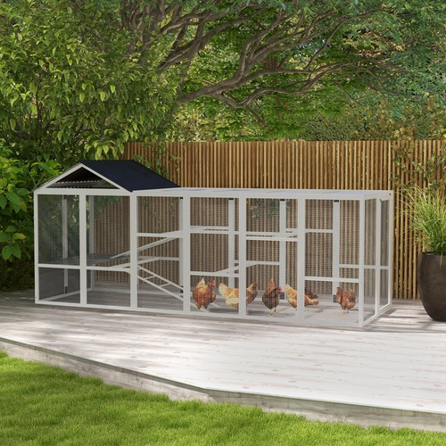 Wooden chicken coop - wooden, run