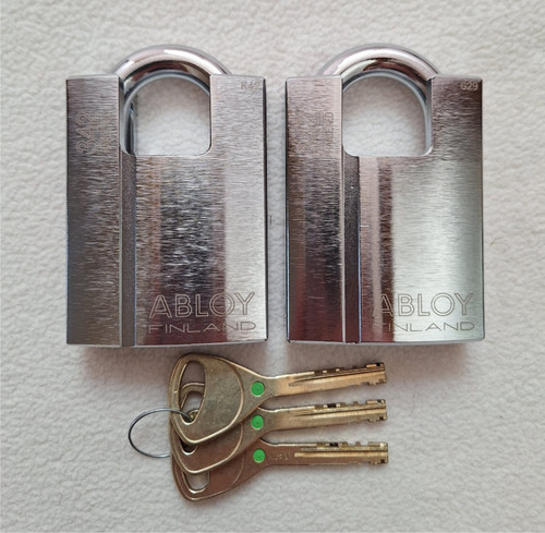Abloy 342 keyed alike - 2x,