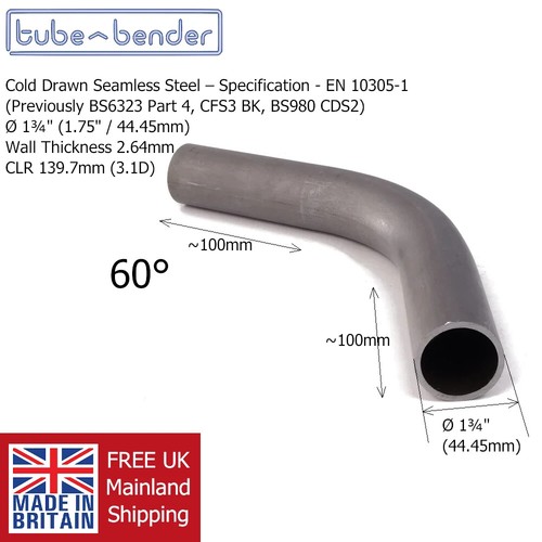 Roll cage bend degree - cage, 1.75"