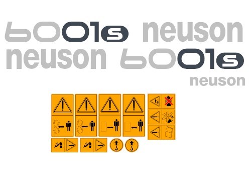 Neuson 6001 dumper decals - dumper,