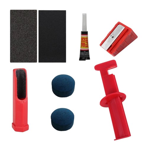 Snooker pool cue tip repair - cue,