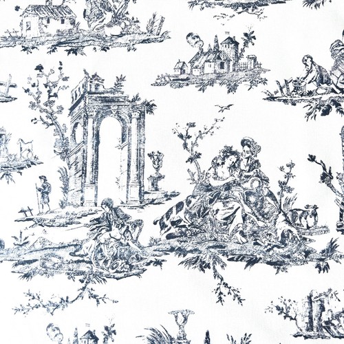 1414 black toile de jouy - 1414, .