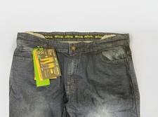 Mens Motorcycle Jeans-Urban Kevlar 'Dupont Reinforced fabric Denim Trousers 38"