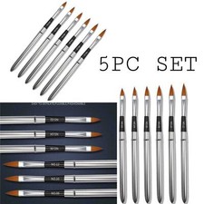 6pcs Set Metal Kolinsky Sable
