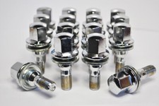 16 Genuine OE Peugeot 106 MK1 & MK2 Flat Seat Alloy Wheel Bolts