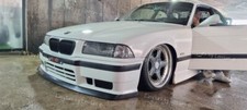 BMW E36 M3 front splitter lip lower spoiler, abs plastic, video review