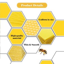  10X Bee Honey Sheets Beeswax