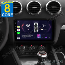 4+64G Carplay Android 14 For Audi TT MK2 8J Car Stereo GPS SAT NAV Carplay DSP Bose
