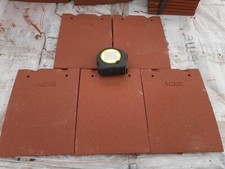 Marley Eternit New Acme Clay Eave Roof Tiles Red Sandfaced Per 100 Tiles