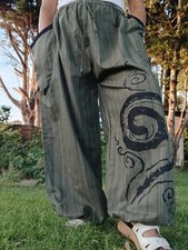 Khaki Cotton Poofy Hippie