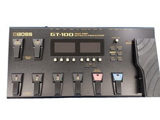 BOSS GT-100 COSM Amp Effects Processor Multi-Effects Guitar Effect Tested