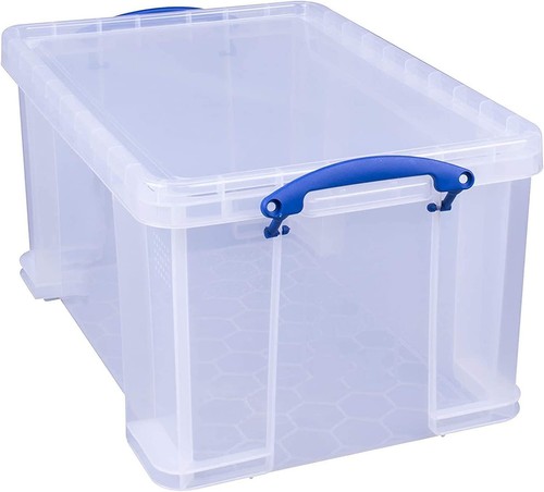 Plastic storage box clear - box,