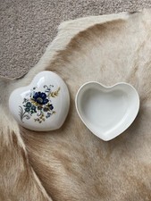 Royal Tara Irish Fine Bone China Heart Trinket Box Handmade In Galway Ireland 