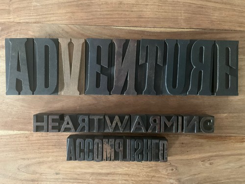 Vintage wooden letterpress - 33,