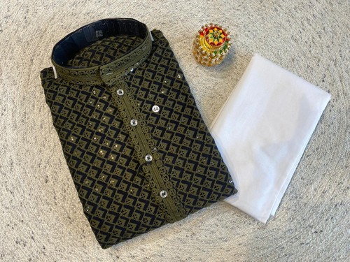 Men indian kurta pajama - men's,