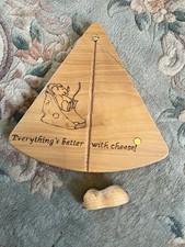 Cheese Board Mouse Cutting Wire Magnet Large Novelty Gift Kitchen