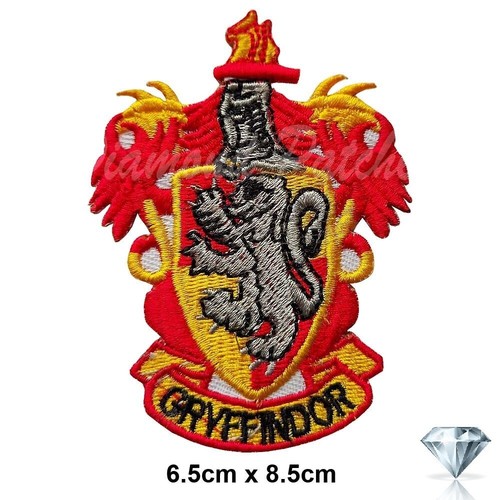 Gryffindor embroidery patch