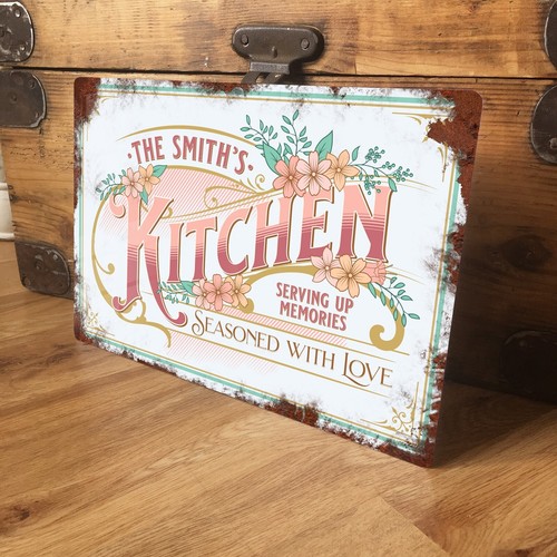 Personalised kitchen sign door - kitchen,