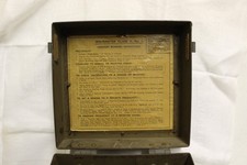 WAVEMETER CLASS D NO:1 MK:II. Empty Metal Box 7.75x7.25x6.25"