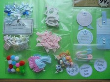 CRAFT CLEAROUT.  ASSORTED BABY CARDMAKING ITEMS
