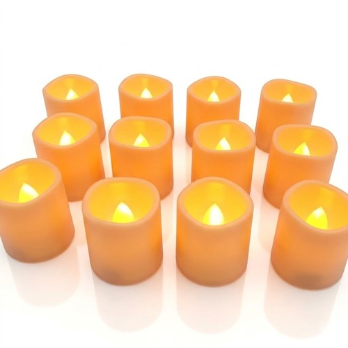 Led flameless battery tealight - battery,