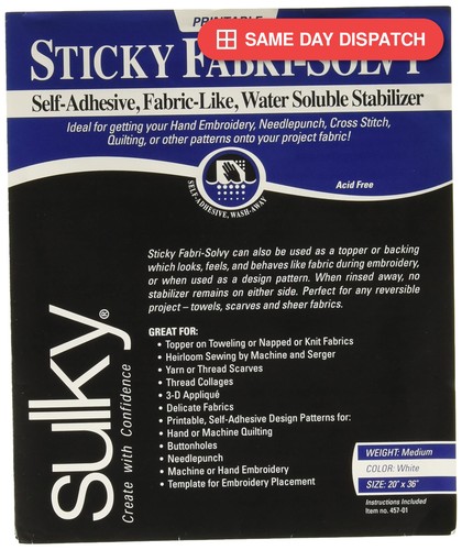 Sulky sticky fabri solvy - fabri,