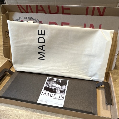 Made carbon steel griddle - in,