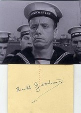 Harold Goodwin vintage signed album page