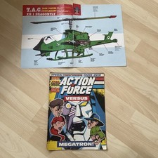 Action Force #24 Marvel UK Vintage Comic & poster (1987) Transformers Cross-over