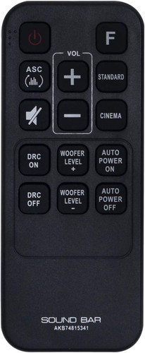 Akb74815341 replaced remote - akb74815341,