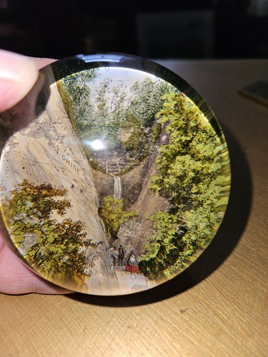 Victorian glass paperweight - victorian,