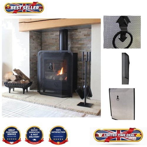 Elegant black mesh - black, fireguard
