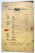 LISTER Diesel Engines Owners