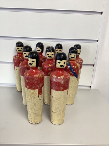 Vintage wooden skittles - vintage,