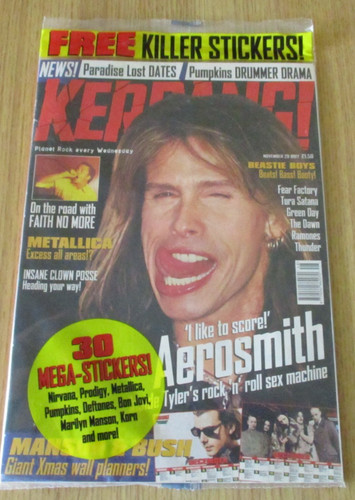 Kerrang magazine november - magazine, 29
