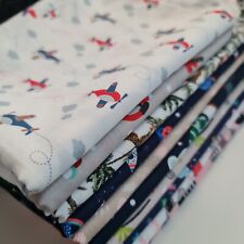 Cotton Linen Fabric Dress Craft Floral Christmas Quilting Material 58" By Meter