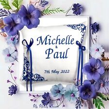 Personalised Blue White
