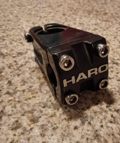 Haro front load bmx stem - haro, black