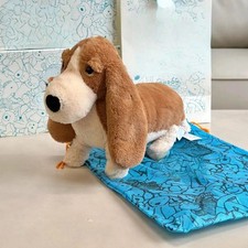 JE New Randall Basset Hound Plush Toy Soothing Doll Doll Doll UK 2025