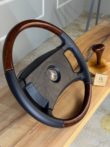 Wood steering wheel mercedes - steering,