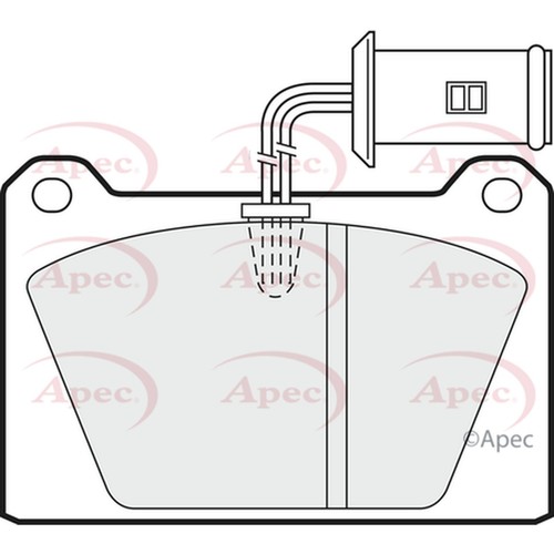 Brake pads set - set, front