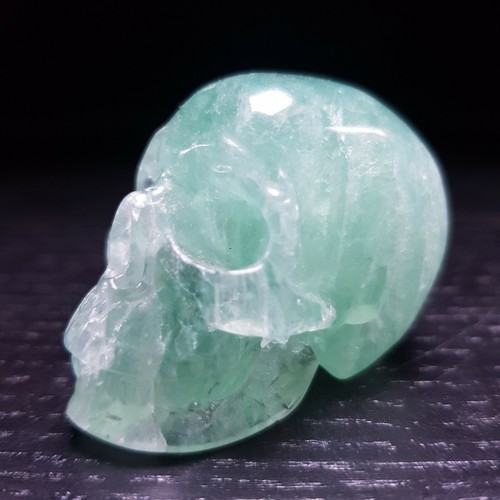 Fluorite crystal skull - 2",