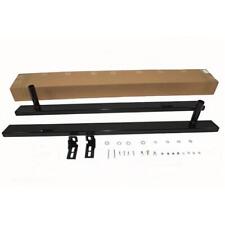 LAND ROVER DEFENDER 90 -  1983 ONWARDS ROCK SLIDERS DIRECT FIT IN BLACK