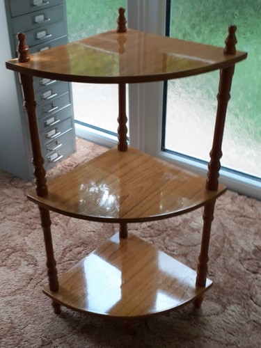 Vintage tier corner shelf - vintage,
