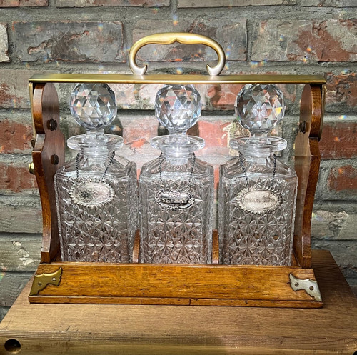 Antique betjemann tantalus - betjemann's,
