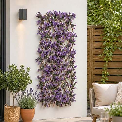 Artificial violet flower - violet,