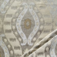Jane Churchill Curtain Fabric FLORIN 1.3m Pale Gold ~ Ogee Weave Design