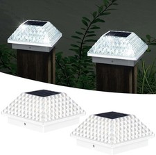 6 x Solar Post Cap Lights