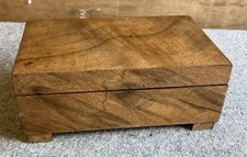 Vintage Walnut Cigarette Box